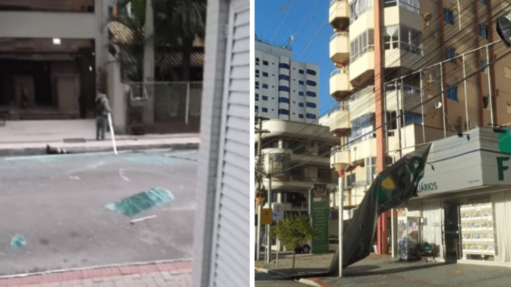Ciclone Extratropical causa apagão em Porto Belo, Bombinhas e Itapema