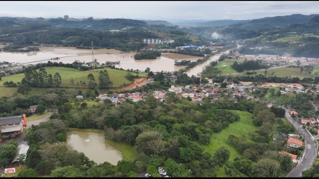 Rio do Sul enfrenta quarta enchente do ano
