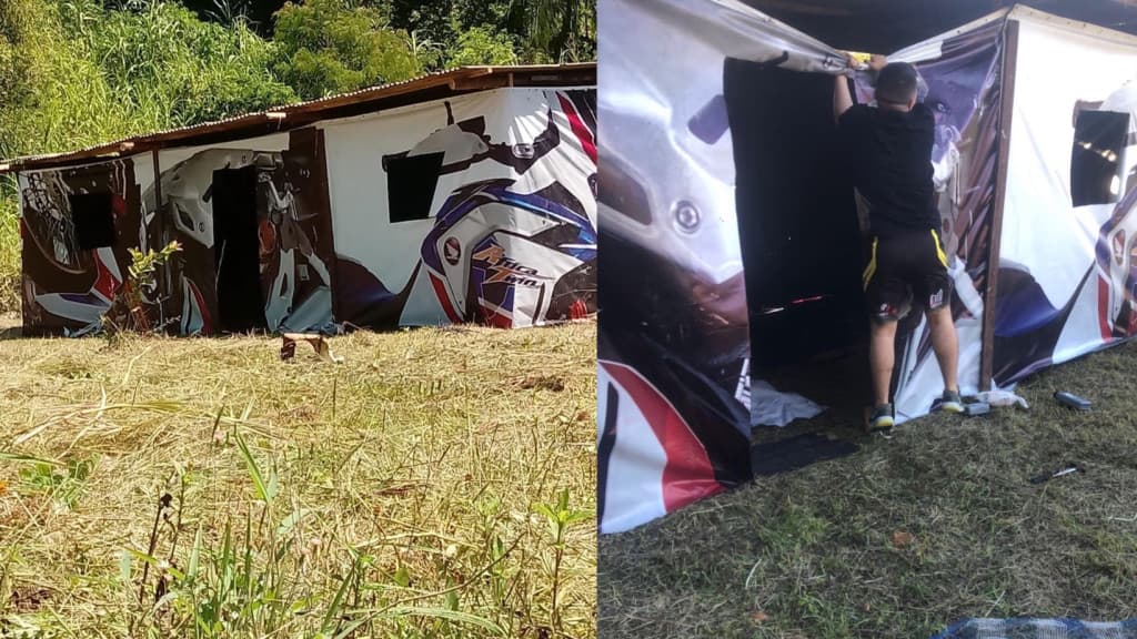 Casal invade terreno, ergue barracão e diz ser dono, em Santa Catarina