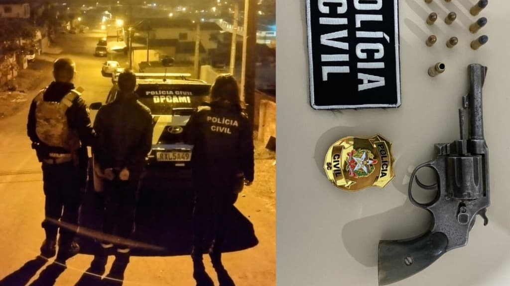 Estudante é preso após levar arma para escola de SC e ameaçar alunos