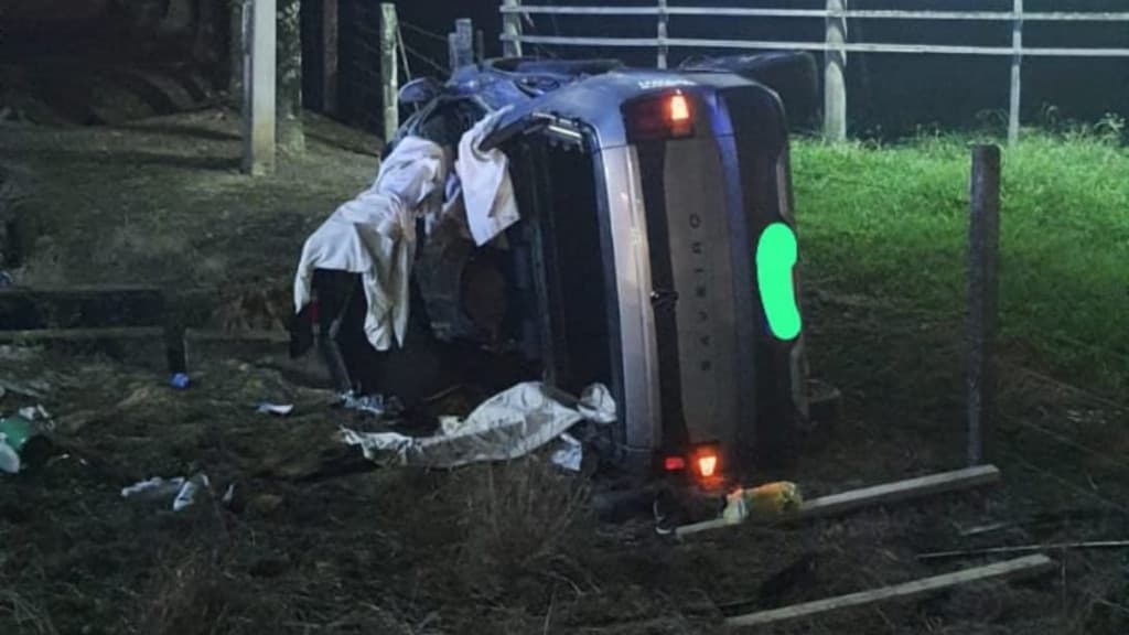 Acidente na BR-470 em Apiúna deixa dois feridos