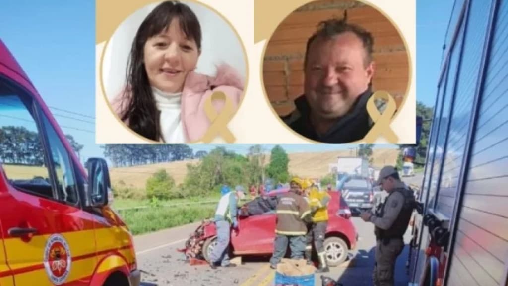 Mortos em grave acidente na SC-355 eram irmãos