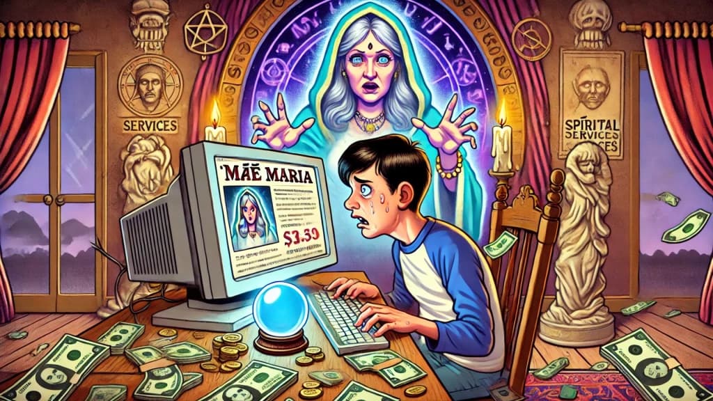 “Mãe Maria” some após jovem pagar quase R$ 3 mil para “desfazer feitiço” e “trazer o amor de volta”
