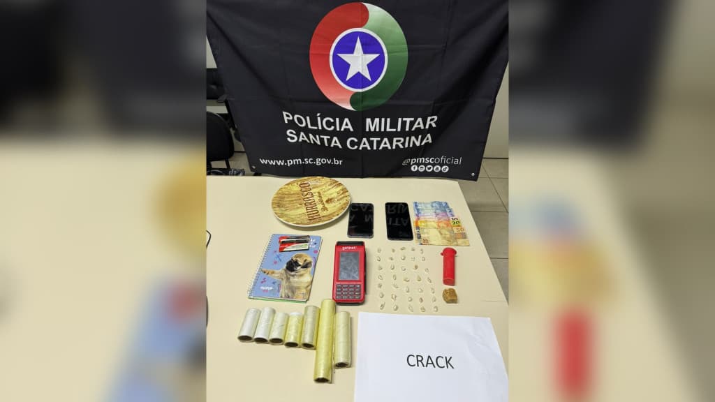 Criminoso em liberdade provisória é preso com crack em São João Batista