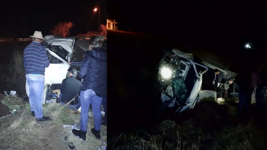 Pai morre e filho fica gravemente ferido em acidente de caminhão na SC-390