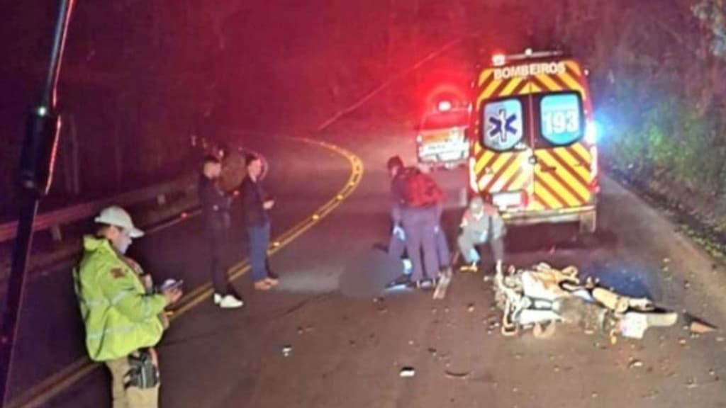 Motociclista morre após grave acidente na SC-150