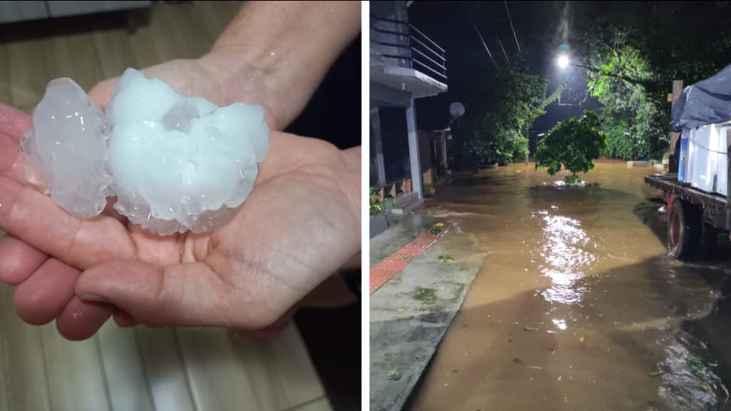 Mais de 500 famílias são afetadas por chuva de granizo em São Carlos