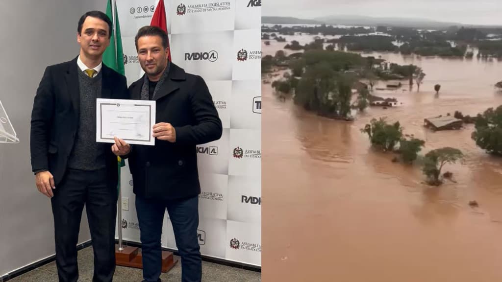 Heróis Catarinenses que Salvaram Vidas nas Enchentes do RS são Homenageados na ALESC