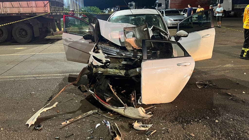 Colisão frontal na SC-155 deixa motorista gravemente ferido