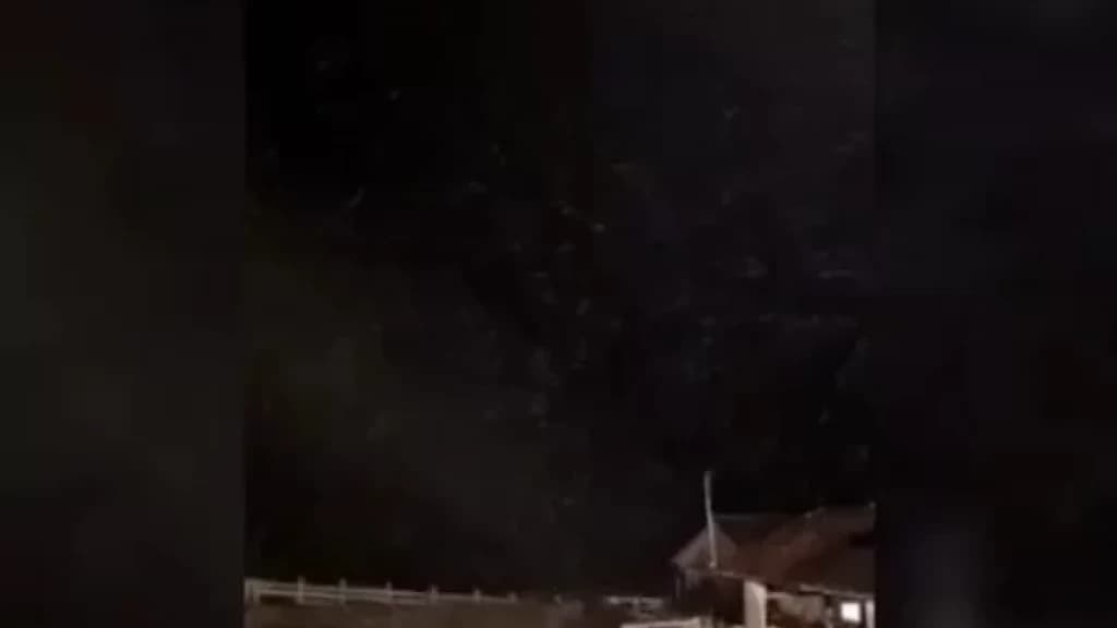 Primeira neve do inverno é registrada em Santa Catarina
