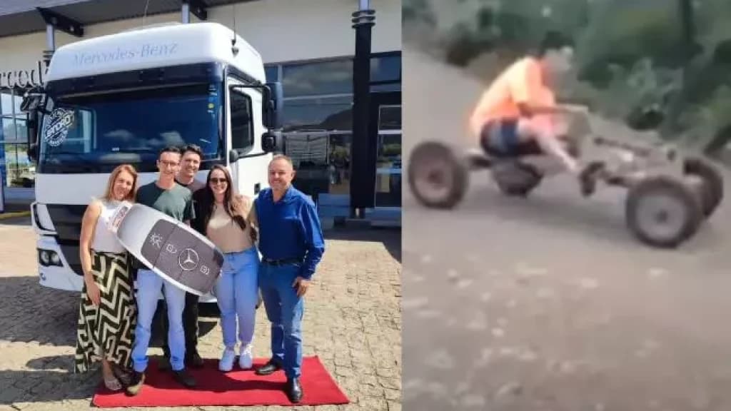 Jovem, do meme “Marco Véio”, vira caminhoneiro para seguir profissão do pai