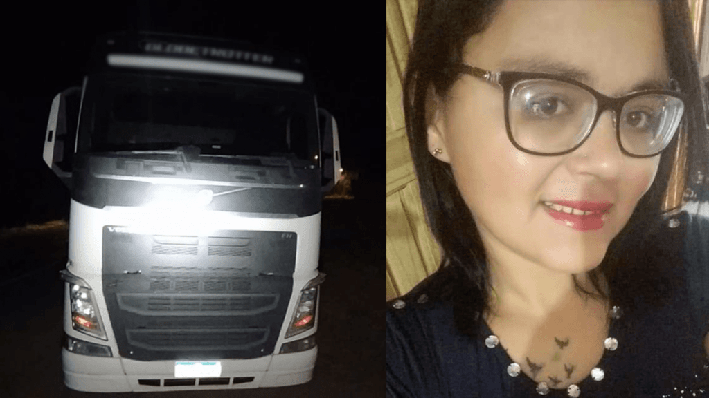 Mulher morre atropelada por caminhão na BR-282, em SC