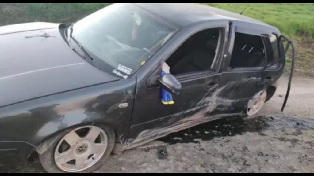 Homem morre após colidir com um barranco e capotar no Alto Vale