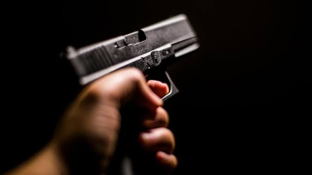Pai atira contra homem que expôs pênis para seus filhos e esposa