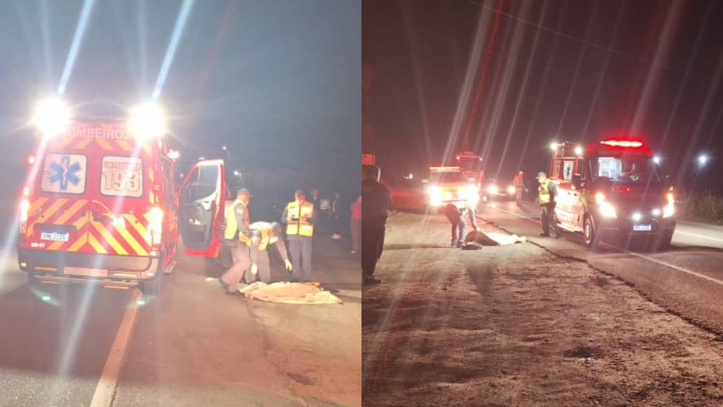 Idoso morre atropelado por caminhonete em rodovia de Garuva
