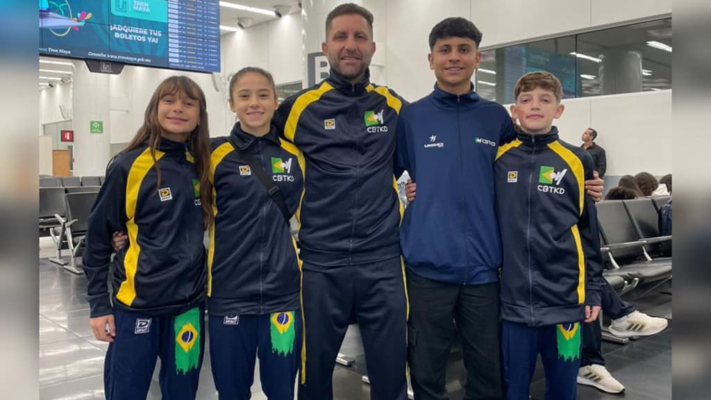 Atletas de Tijucas representam o Brasil no Panamericano de Taekwondo no México