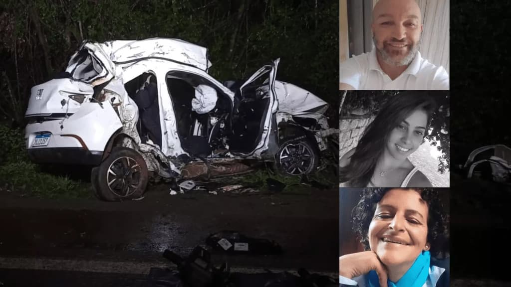 Identificadas as vítimas do acidente fatal na BR-282 em Alfredo Wagner