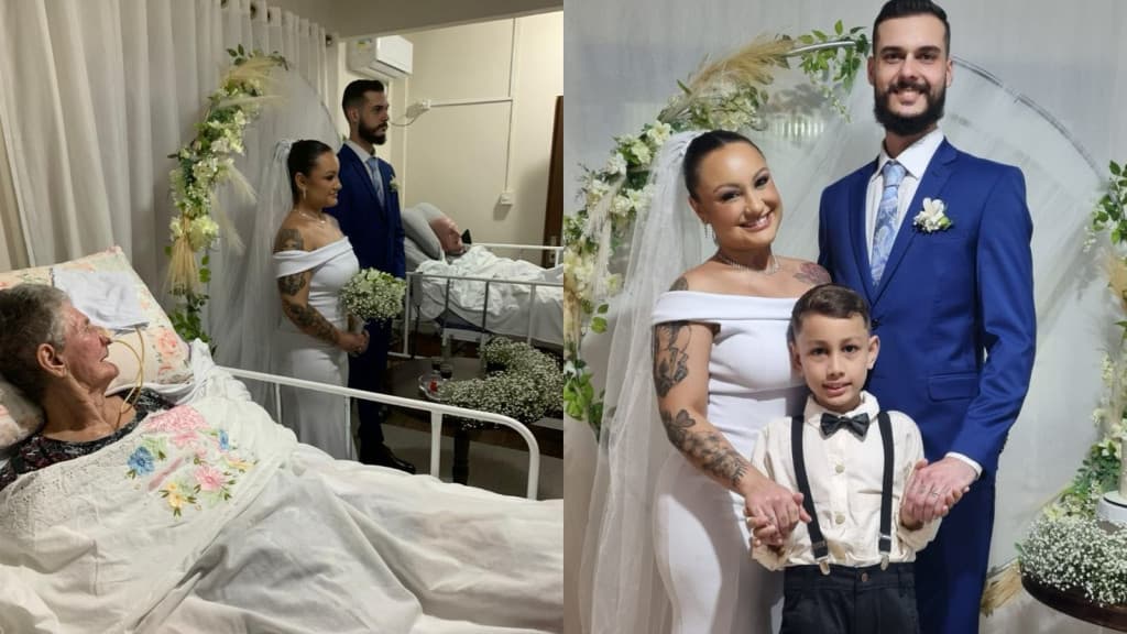 “Por amor aos avós”: Neto faz surpresa e se casa no quarto dos avós em estado paliativo