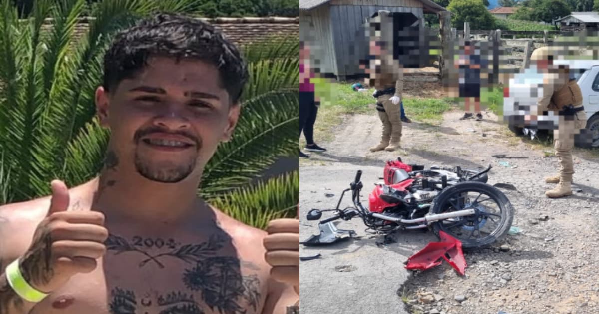 “Descanse em paz, irmão”: Motoboy de 20 anos morre após acidente na SC-370