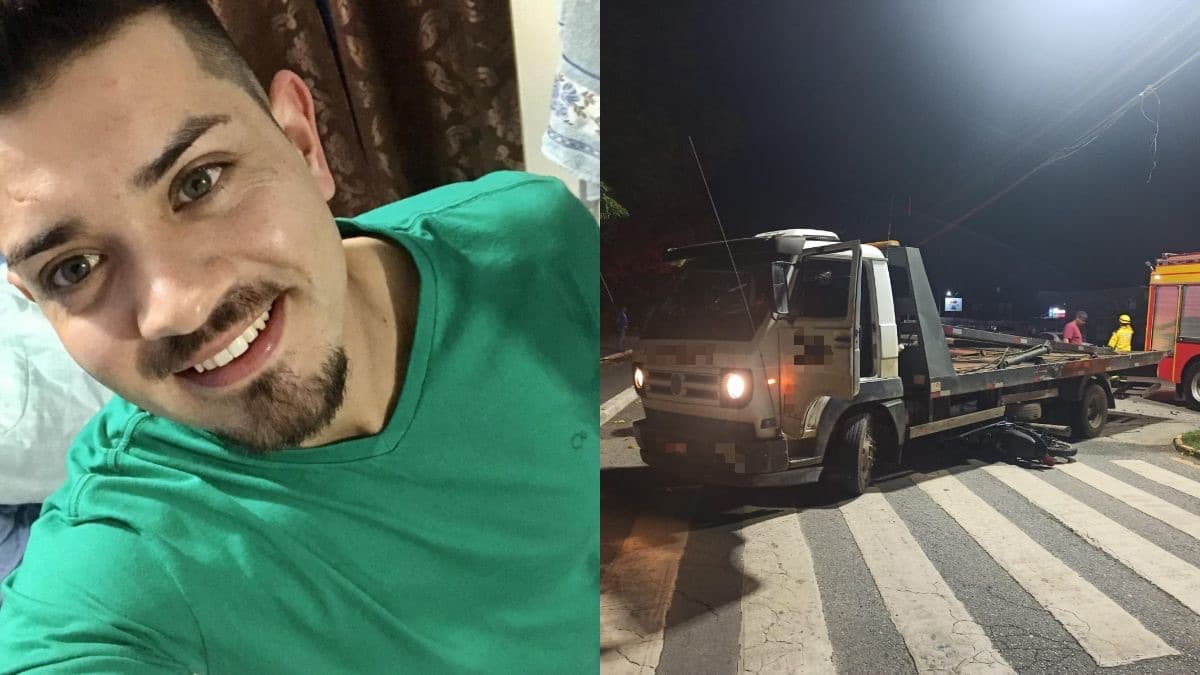 Motociclista morre após colisão com caminhão em manobra proibida em Canoinhas