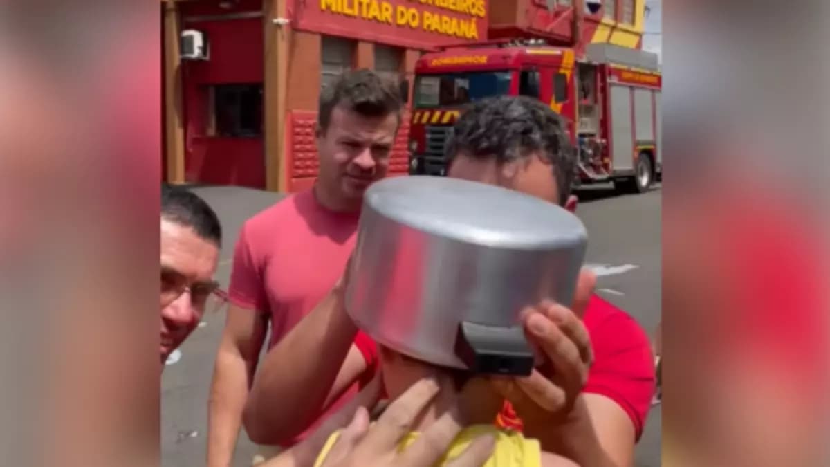 “Menino Maluquinho” prende panela na cabeça e mobiliza bombeiros no Paraná