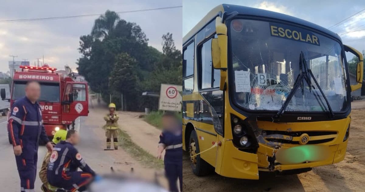 Casal morre após colisão frontal entre moto e ônibus na BR-470, em Ibirama