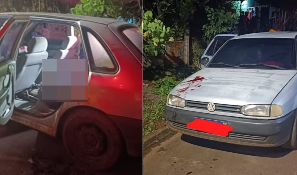 Executado a tiros: homem é encontrado morto no banco traseiro de carro