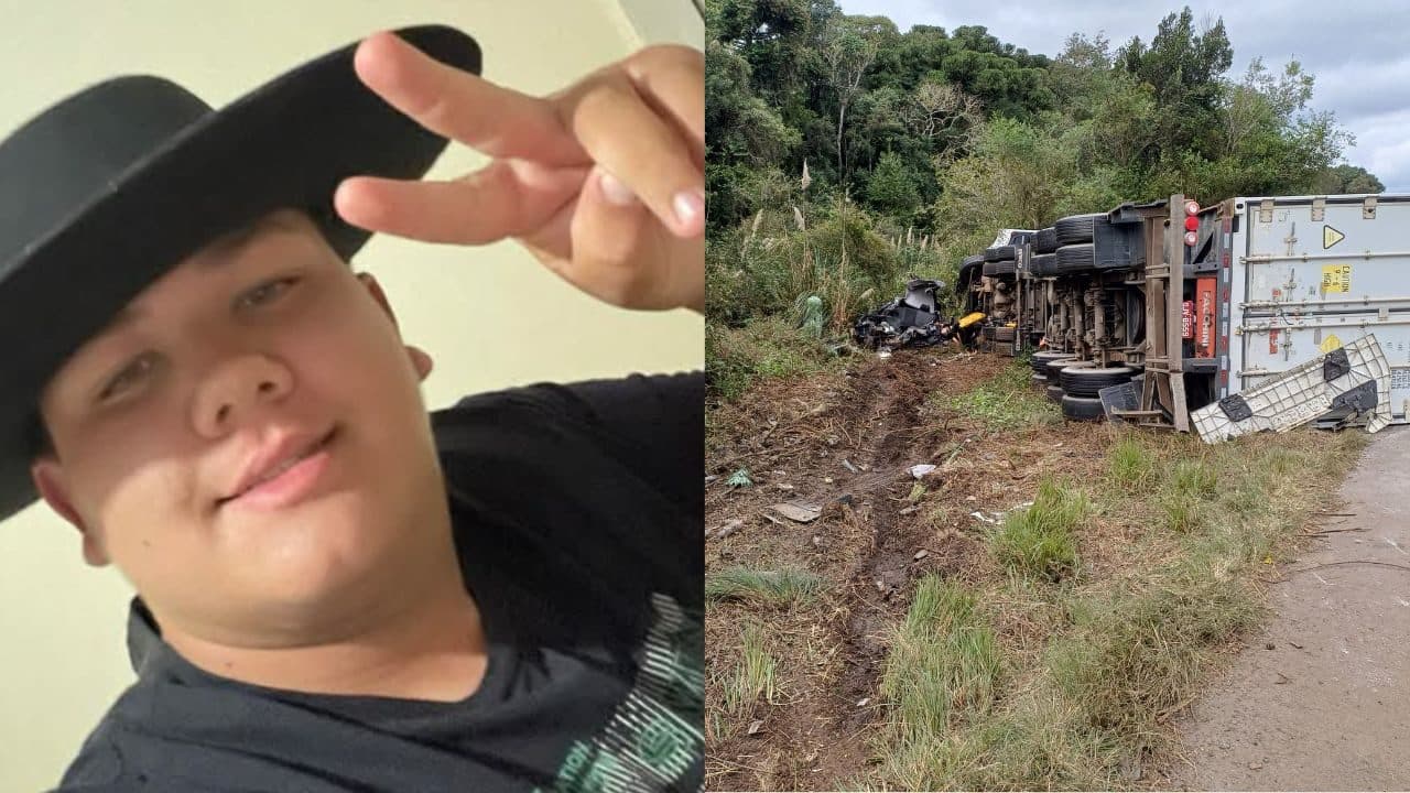 Jovem de 17 anos morre esmagado em colisão brutal na BR-470