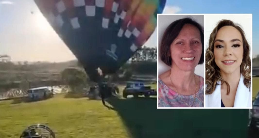 Mãe e filha estão entre as vítimas fatais da queda de balão em SC; outra filha sobreviveu