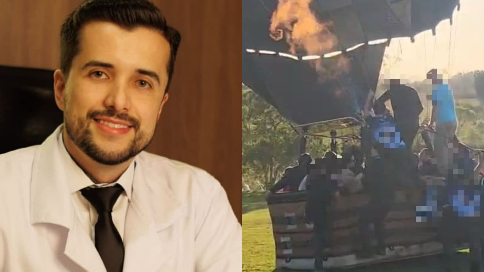 Médico é identificado entre os mortos em tragédia com balão em SC