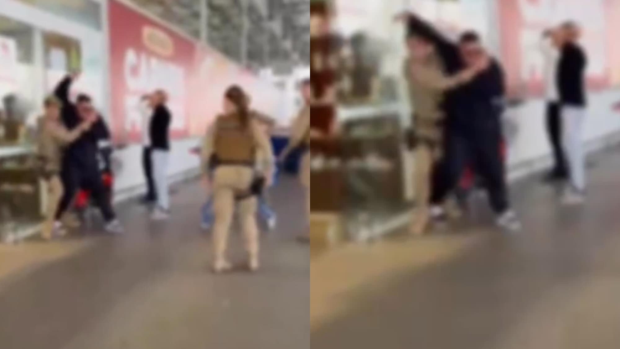 “Jiu-jitsu em dia”: homem tenta reagir à PM após assediar funcionário de supermercado em SC