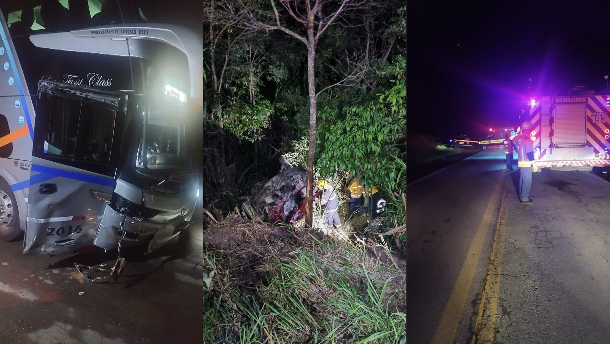 Motorista fica gravemente ferido após carro cair em ribanceira na BR-470
