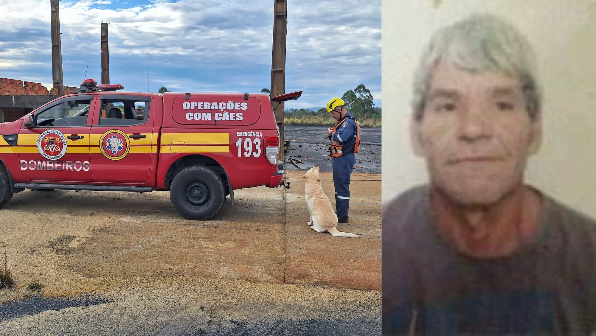 Desaparecido há dois dias, idoso com Alzheimer ainda não foi encontrado em Forquilhinha