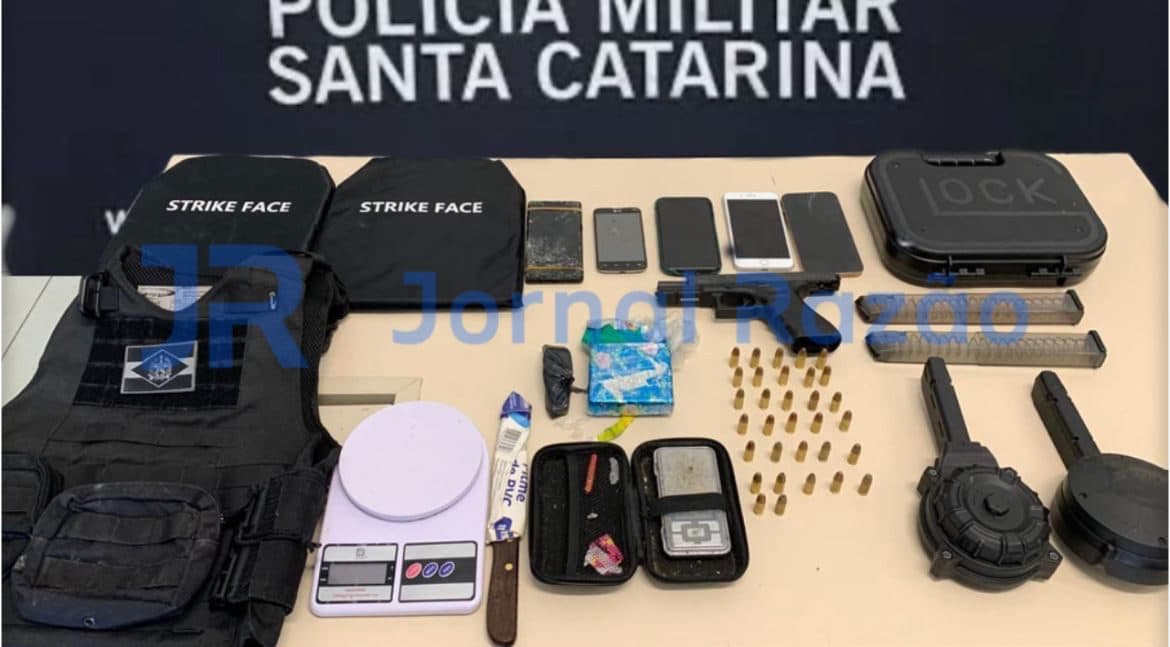 “Perdi, senhor”: faccionado se rende após ser cercado pela PMSC em Florianópolis