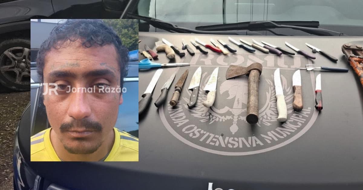 Criminoso que arrancou a cabeça de mulher em Florianópolis é preso em operação contra moradores de rua