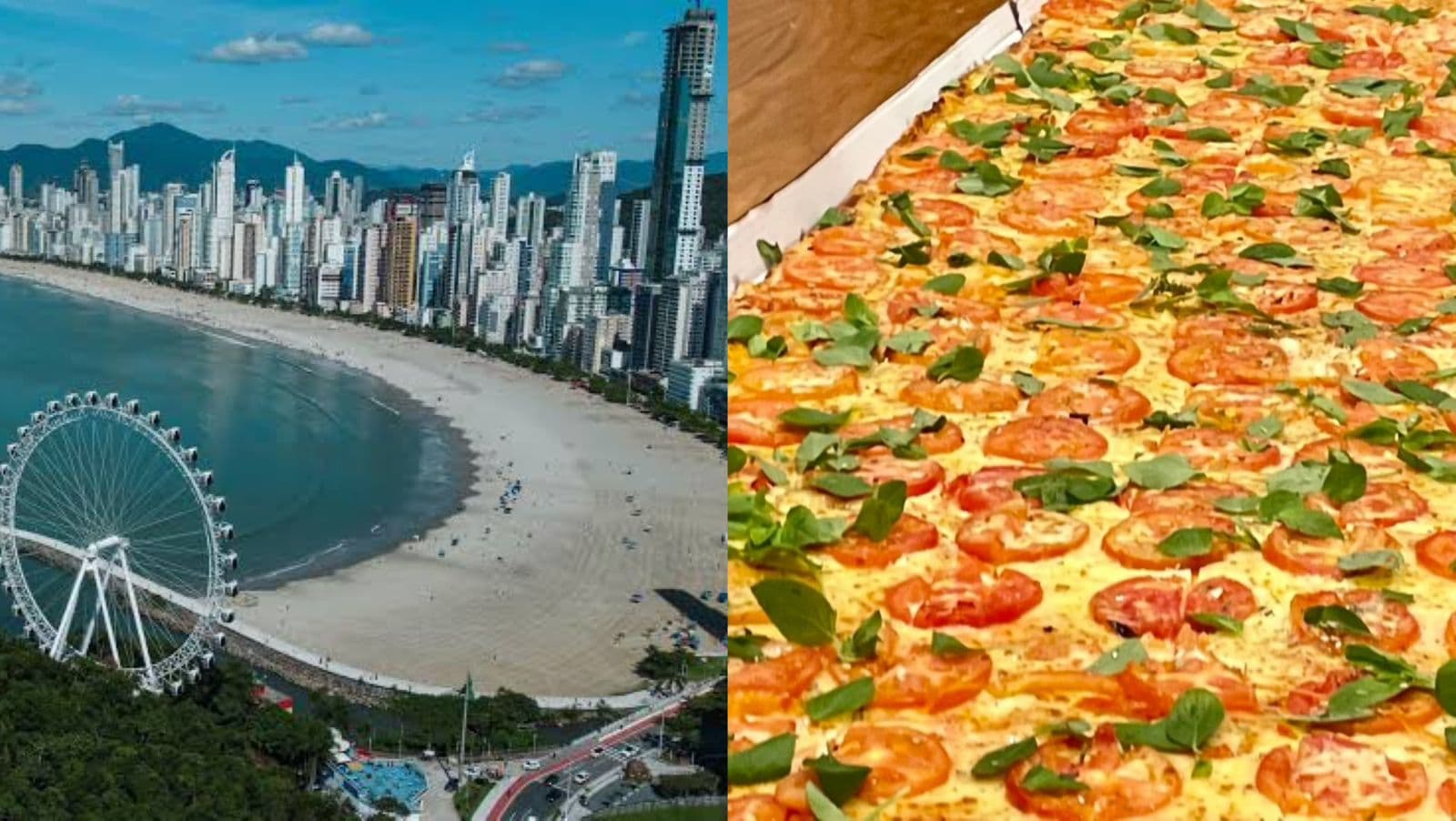 Balneário Camboriú prepara maior pizza linear do Brasil para celebrar 61 anos da cidade