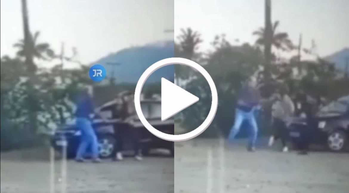VÍDEO: Sogra não perdoa e “desce o sarrafo” na amante do genro em SC