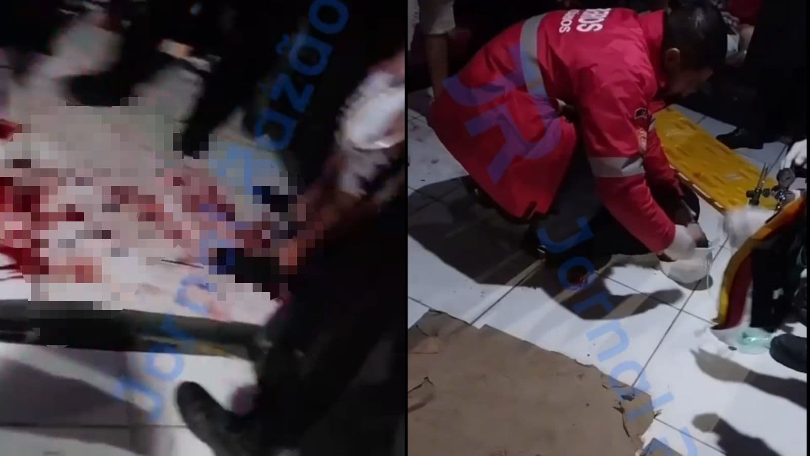 VÍDEOS – “Briga feia!” Jovens se esfaqueiam dentro de bar e segurança acaba ferido em SC