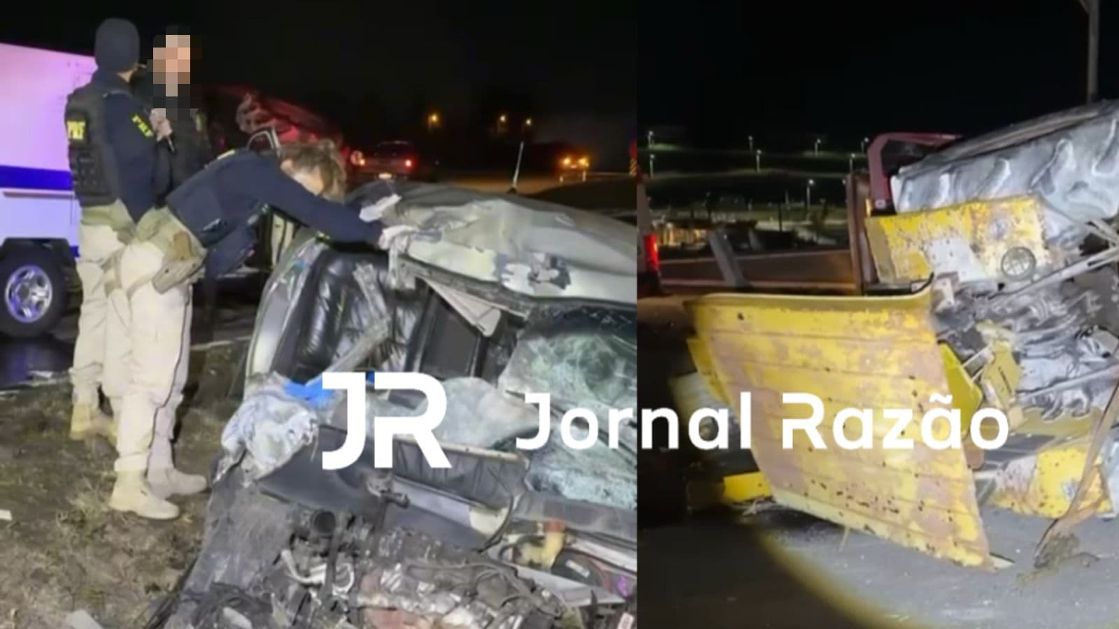 URGENTE: Acidente entre carro e caminhão guincho mata duas pessoas e deixa feridos na BR-282