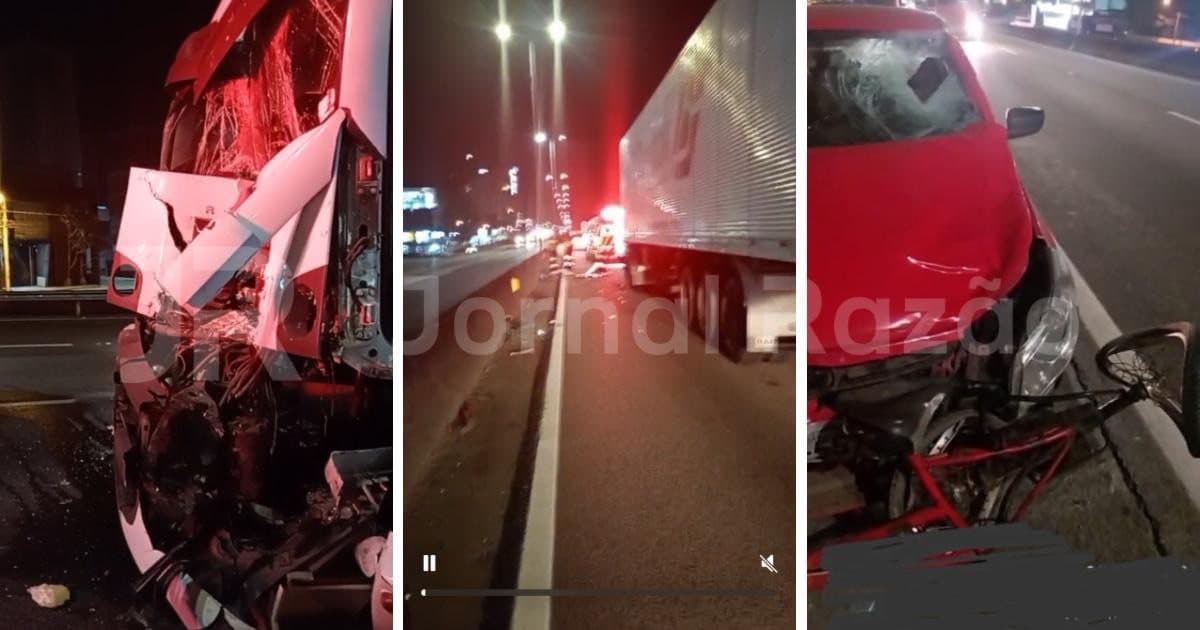 Polícia investiga morte de ciclista na BR-101 em Itapema após motorista confundir com animal