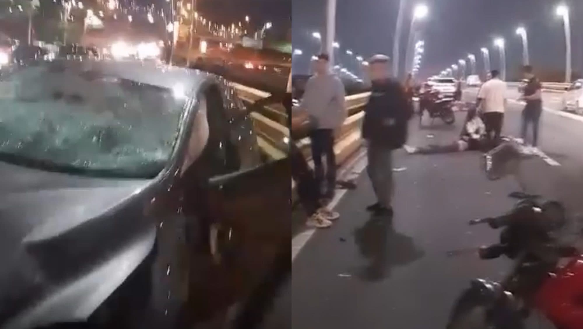 Motoqueiro morre após ser arremessado da Ponte Colombo Salles em Florianópolis
