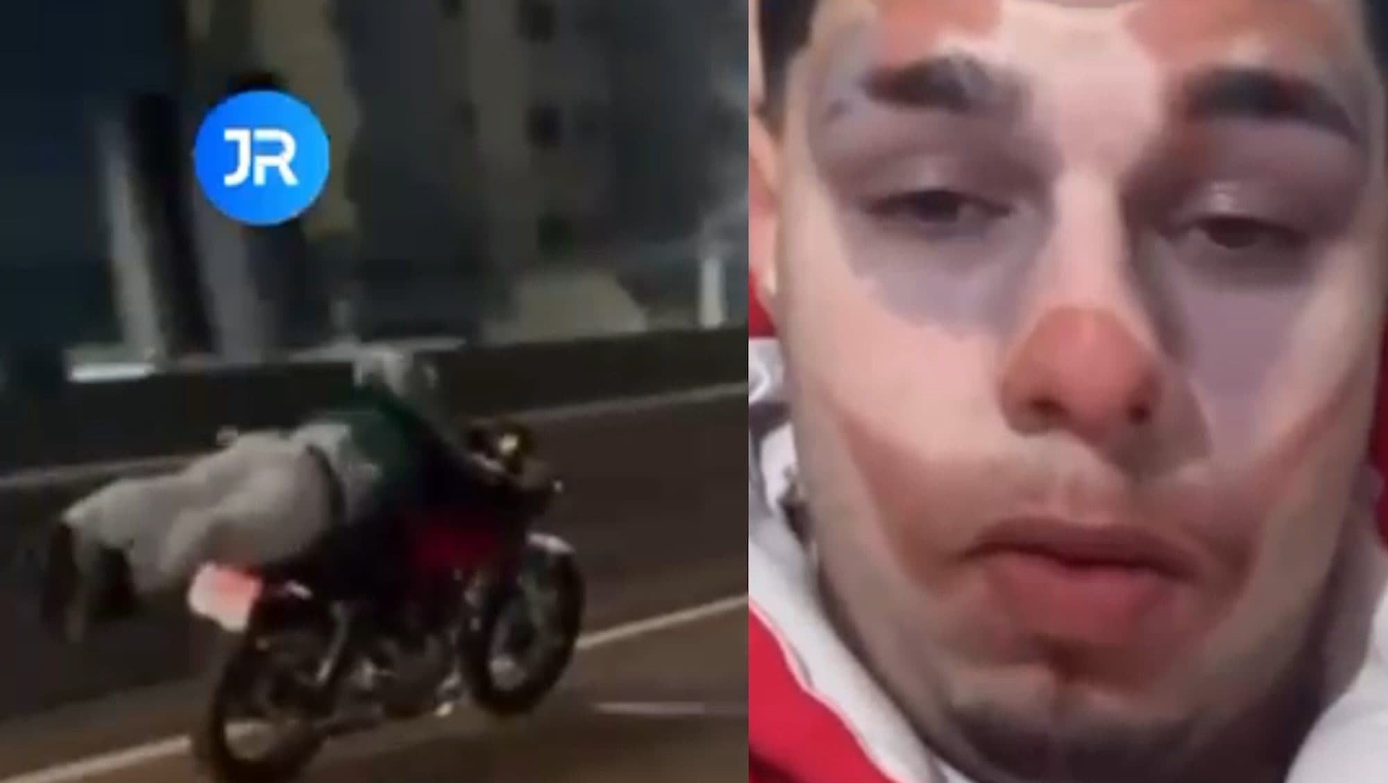 “Anjo em duas rodas”: jovem rebate críticas após manobras com moto na BR-101 em SC viralizarem