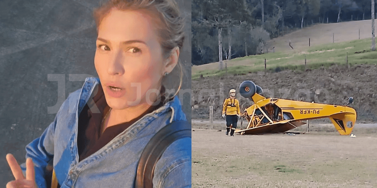 Lívia Andrade tranquiliza fãs após queda de avião em SC: “teve um negocinho aqui perto”