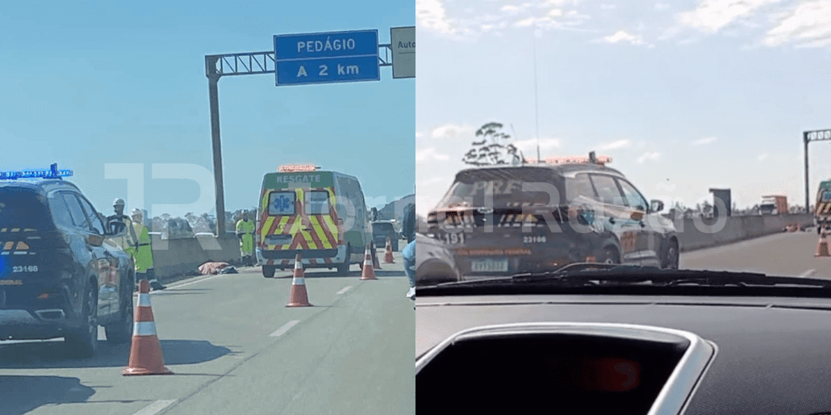 Morador de rua se joga na BR-101 e morre atropelado entre Tijucas e Porto Belo