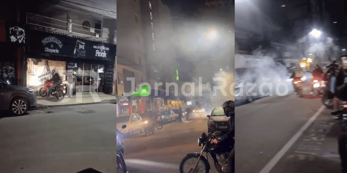 Entregador é agredido e motoboys tocam o “terror” no centro de Balneário Camboriú