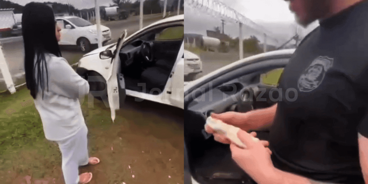“Como leva tudo isso?”: mulher de detento é presa ao tentar entrar com drogas em cadeia de SC