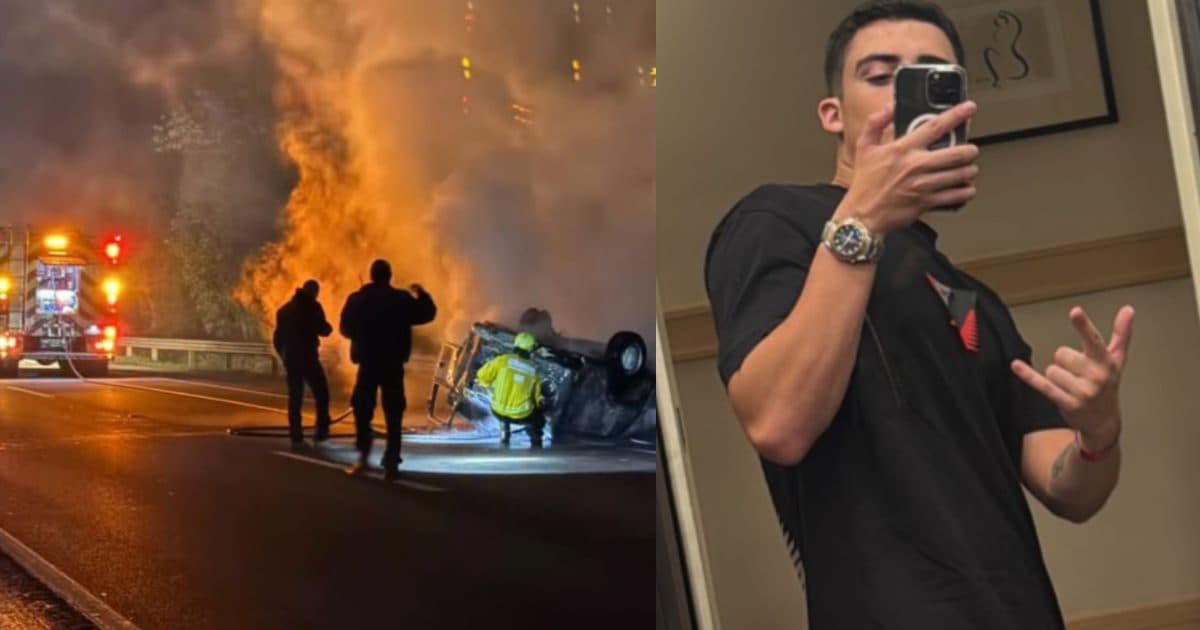 Jovem de 23 anos era o motorista que morreu em Itapema após capotar BMW