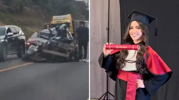 Estudante que voltava de Florianópolis após receber prêmio morre em acidente na BR-277