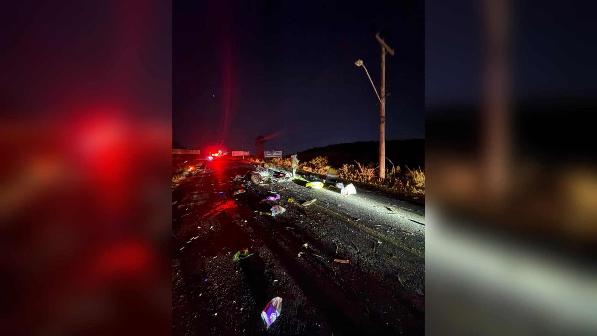 Homem tem perna amputada em acidente entre caminhão e carroça na SC-445