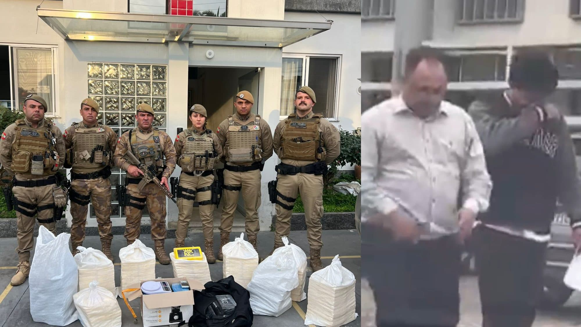 Justiça soltou, mas MPSC pede prisão após flagrante milionário em Balneário Camboriú